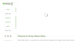 Desktop Screenshot of moneymattersradio.com